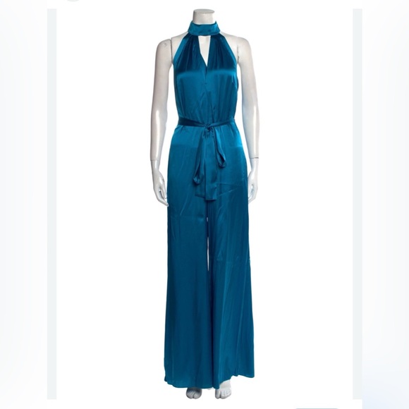 Alexis Jeika Mock Neck Silk Jumpsuit - Picture 8 of 16